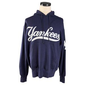 Majestic Yankees Hoodie Navy Blue Genuine Merchandise Adult Medium